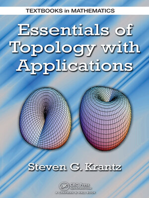 cover image of Essentials of Topology with Applications